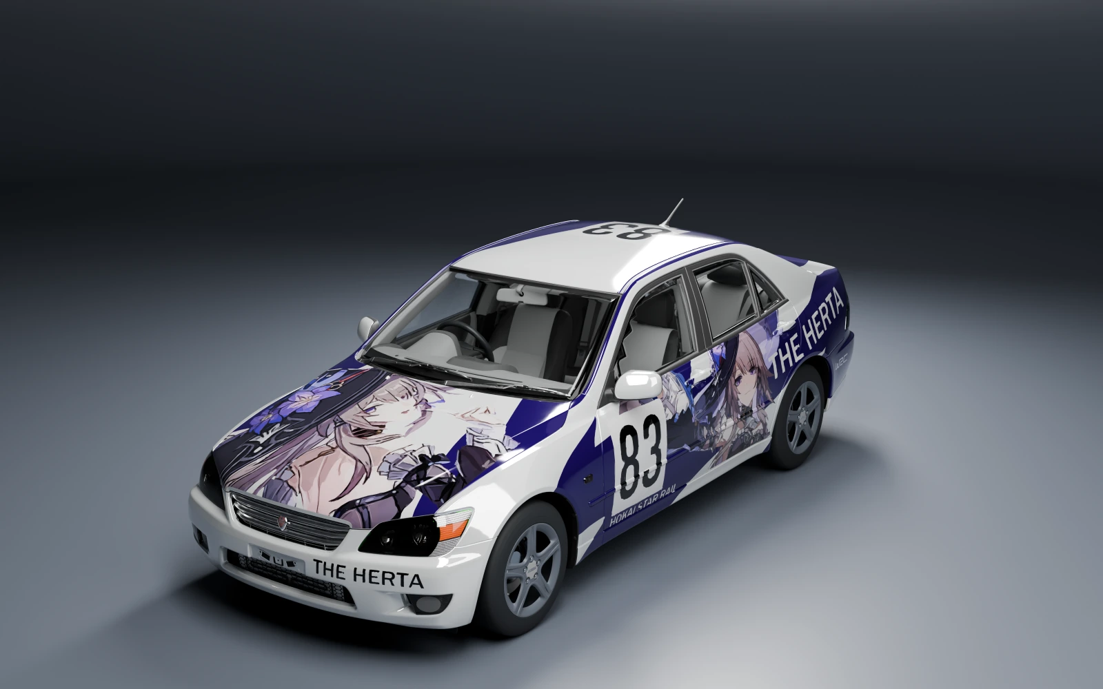 Toyota Altezza RS200 Z Edition 1999 × マダム・ヘルタ · フロント斜め · スタジオ