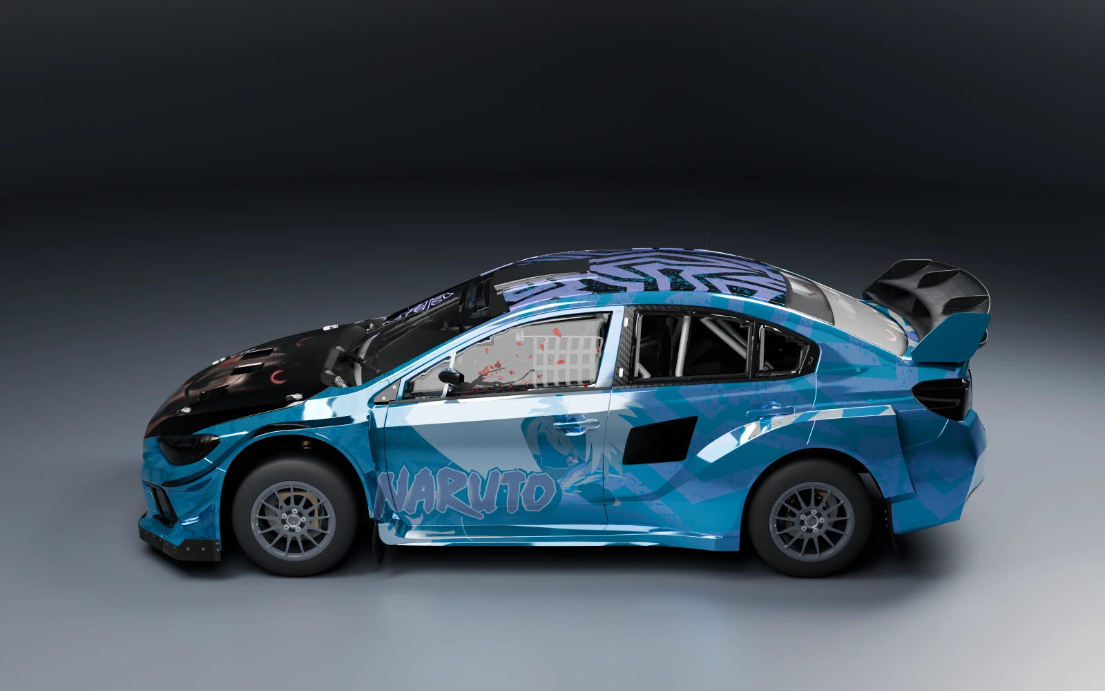 Subaru WRX STI ARX Supercar 2018 × うずまきナルト · サイド · スタジオ