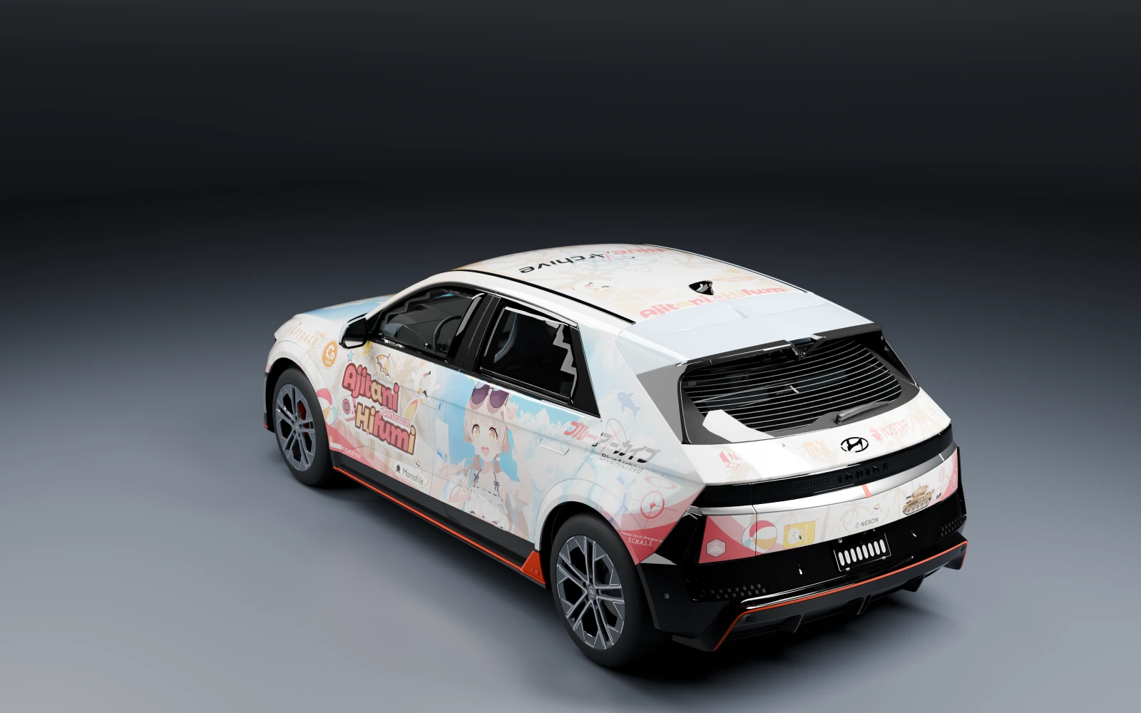 Hyundai IONIQ 5 N 2023 × Ajitani Hifumi · Rear quarter · Studio