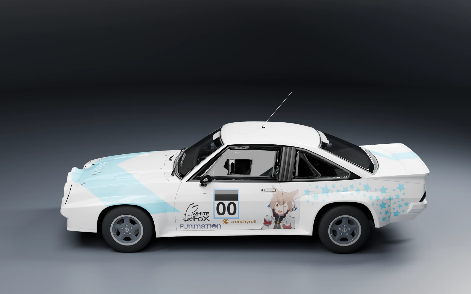 Opel Manta 400 1984 × Felix Argyle · Side profile · Studio